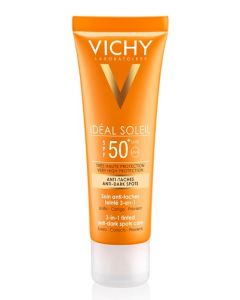 Vichy Idéal Soleil Trattamento Antimacchie Colorato 3in1 SPF 50+ Protezione Viso 50 ml