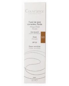 Avene Couvrance Fondotinta Correttore Fluido Dorato 5.0 Spf 20 30 Ml