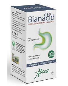 Aboca NeoBianacid Integratore Acidità e Reflusso 14 Compresse Masticabili