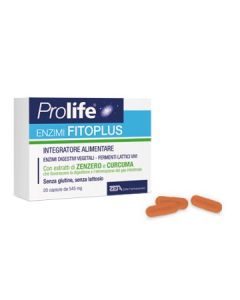 Prolife Enzimi FitoPlus Integratore di Enzimi Digestivi 20 Capsule