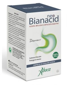 Aboca NeoBianacid Integratore Acidità e Reflusso 45 Compresse Masticabili