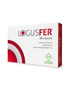 Logusfer Integratore Ferro e Acido Folico 20 Capsule