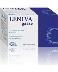 Leniva Garze Monouso Lenitive Occhi 20 Pezzi