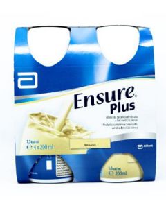 Abbott Ensure Plus Banana Integratore Alimentare 4X200Ml