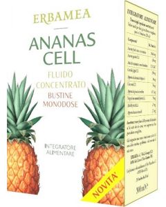 Erbamea Ananas Cell Fluido Concentrato 15 Bustine