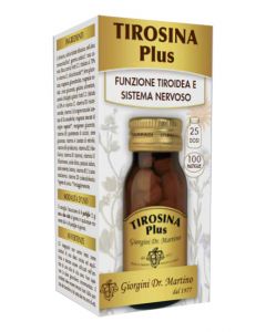 Dr. Giorgini Tirosina Plus Integratore Tiroideo 100 Pastiglie