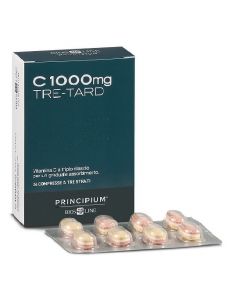 Principium C 1000 mg TRE-TARD Integratore Sistema Immunitario 24 Compresse