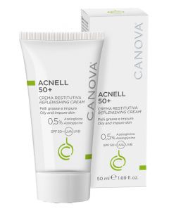 Canova Acnell Crema SPF 50+ Pelle Grassa 50 ml
