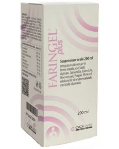 Faringel Plus Acido Ialuronico integratore alimentare utile per l'apparato digerente 200ml