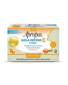 Apropos Gola Defens C Gusto Limone E Zenzero 20 Pastiglie