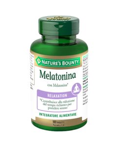 Nature's Bounty Melatonina Integratore Sonno 100 Tavolette