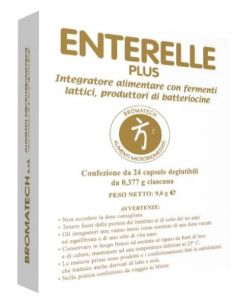 Enterelle Plus Integratore di Fermenti Lattici 24 Capsule