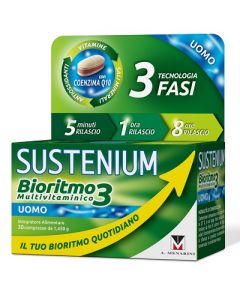 Sustenium Bioritmo3 Integratore Multivitaminico Uomo 30 Compresse