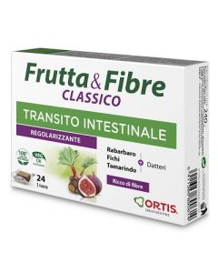 Frutta e Fibre Classico Integratore Transito Intestinale 24 Cubetti