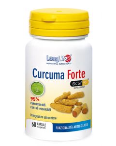LongLife Curcuma Forte Integratore Curcuma 60 Capsule
