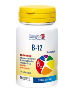 Longlife B12 1000mcg Integratore Alimentare 60 Compresse