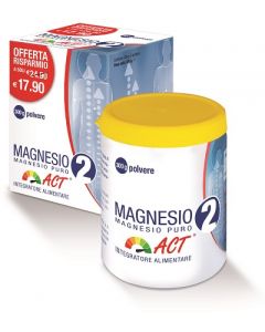 Magnesio 2 Act Magnesio Puro Integratore In Polvere 300 g