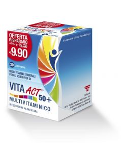 Vita Act 50 Multivitaminico Integratore 30 Compresse