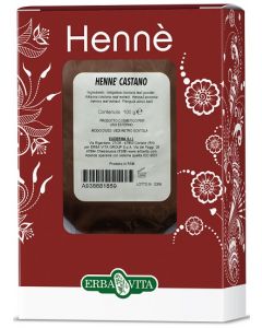 Erba Vita Hennè Color Cap Castano Tintura Per Capelli 100 G