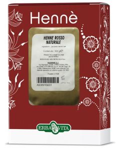 Erba Vita Henné Color Tintura Capelli Rosso Naturale 100 g