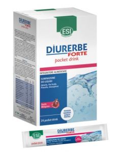 ESI Diurerbe Forte Integratore Magnesio 24 Drink Poket Melograno