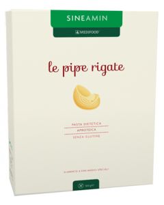 Sineamin Pipe Rigate Pasta Aproteica Senza Glutine 500 g