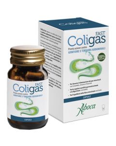 Aboca Coligas Fast Integratore Gonfiore Addominale 50 Capsule