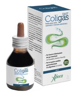 Aboca Coligas Fast Integratore Gonfiore Addominale Gocce 75 ml
