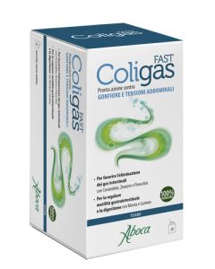 Aboca Coligas Fast Tisana Integratore Gonfiore Addominale 20 Bustine