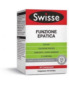 Swisse Funzione Epatica Integratore Fegato 60 Compresse