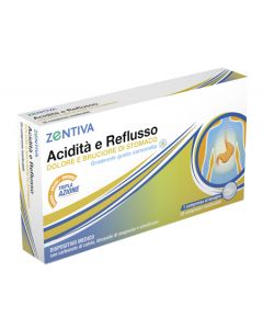 Zentiva Acidità e Reflusso Contro Bruciore e Dolore di Stomaco 20 Compresse Masticabili
