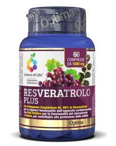 Optima Colours Of Life Resveratrolo Plus Integratore Microcircolo 60 Compresse