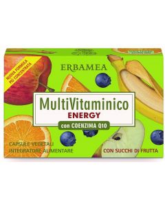 Erbamea Multivitaminico Energy Per Ridurre Stanchezza E Affaticamento 24 Capsule