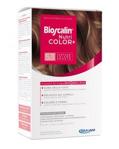 Bioscalin Nutri Color Plus 5.3 Castano Chiaro Dorato Trattamento Colorante