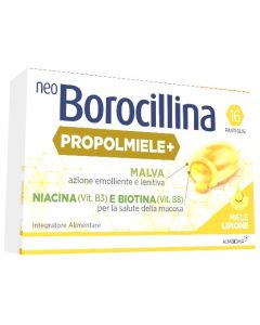 Neoborocillina Propolmiele + Miele/Limone 16 Pastiglie