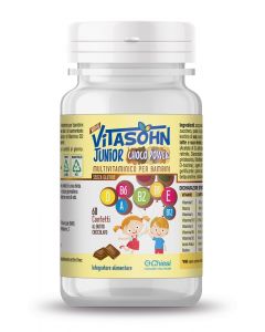 Vitasohn Junior Choco Power Integratore Multivitaminico Bambini 60 Confetti Gusto Cioccolato