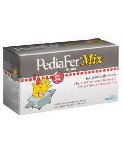 PediaFer Mix Integratore di Ferro per Bambini 10 Flaconcini