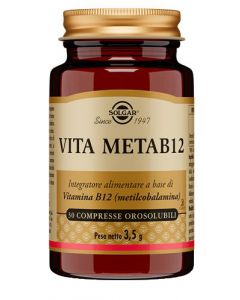 Solgar Vita Meta B12 30 Compresse Orosolubili