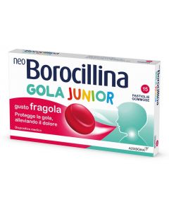 NeoBorocillina Gola Junior 15 Pastiglie Gommose Fragola