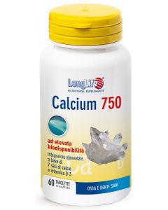 LONGLIFE CALCIUM 750mg 60 Tav.