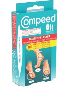 Compeed Cerotti Per Vesciche Assortimento Misto 10 Pezzi