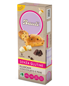 Bauli Plumcake S/g Cioccolato e Pere 6x35g