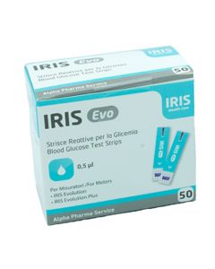 Iris Evo Strisce Per Misurazione Glicemia 50 Pezzi