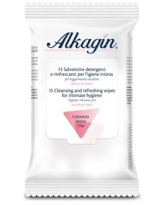 Alkagin Salviettine Detergenti Igiene Intima 15 Pezzi