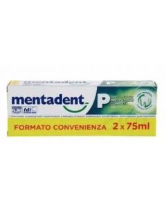 Mentadent Protezione Completa Dentifricio Bitubo 2x75ml