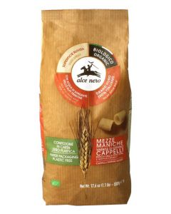 Alce Nero Pasta Mezze Maniche Semola Sen Cappelli