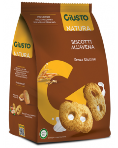 Giusto S/g Bisc.avena 250g