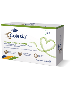 Colesia Integratore Alimentare Per il Controllo del Colesterolo 60 Capsule Molli