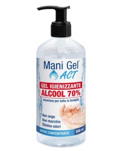 Mani Gel Act Igienizzante Mani Formato Grande 70% Alcool 500ml