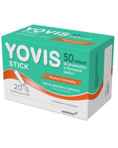 Yovis Stick Integratore 50 Miliardi di Fermenti Lattici Vivi 20 Stick